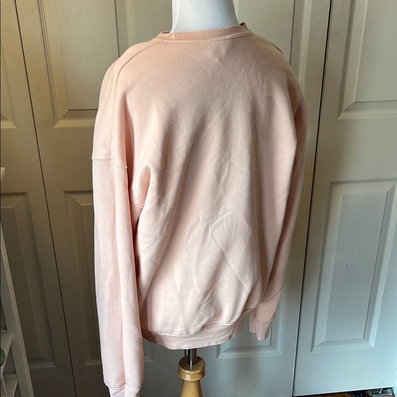 Bella Canvas Pink Floral Sweatshirt - Picture 4 of 5